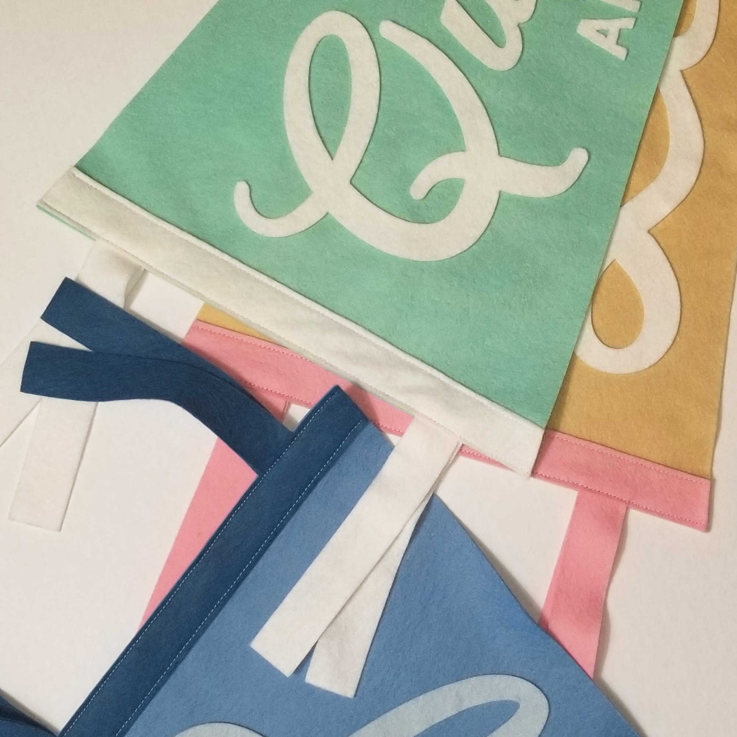 Felt Pennant with Personalized Name